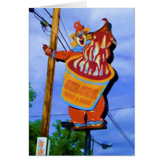 Circus Conies and Cones sign on US 40, Indiana