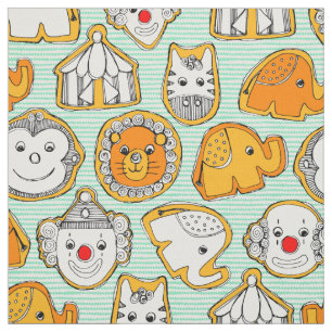 circus cookies fabric