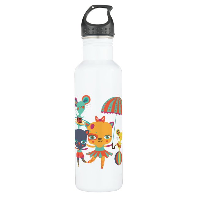Circus Cuties 710 Ml Water Bottle (Front)