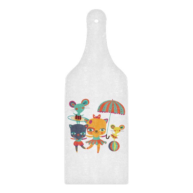 Circus Cuties Cutting Board (Front)