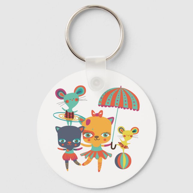 Circus Cuties Keychain (Front)