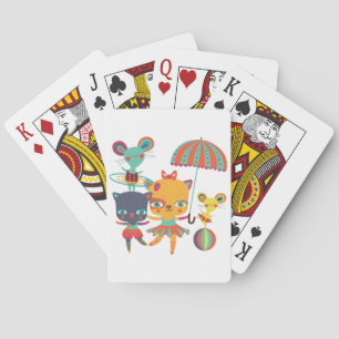 Circus Cuties Playing Cards