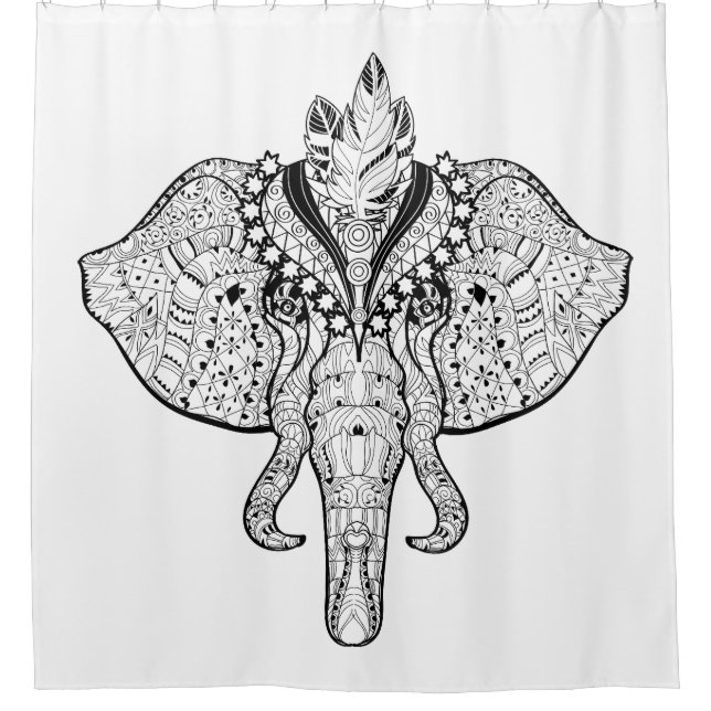 Circus Elephant Doodle (Front)