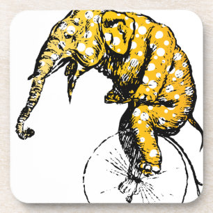 Circus Elephant Gifts Coaster
