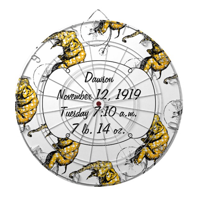 Circus Elephant Gifts Dartboard (Front)