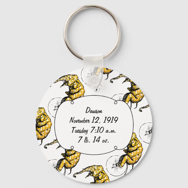 Circus Elephant Gifts Keychain (Front)