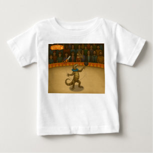 Circus goanna juggler baby T-Shirt