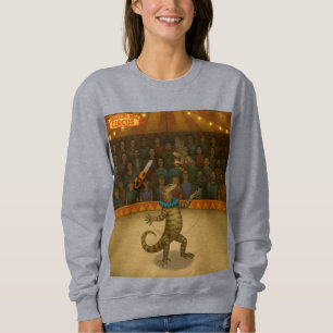 Circus goanna juggler sweatshirt