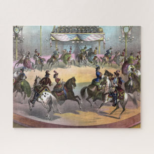 Circus Grand Finale, Circa 1872. Jigsaw Puzzle
