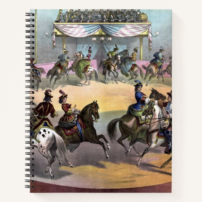 Circus Grand Finale, Circa 1872. Notebook (Front)