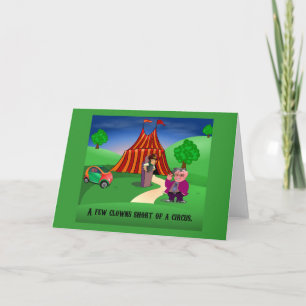 Circus Greeting Card