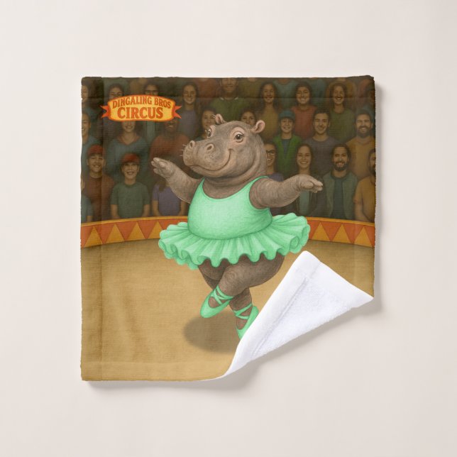 Circus hippo (Gant de toilette)