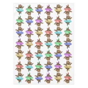 Circus hippo tablecloth