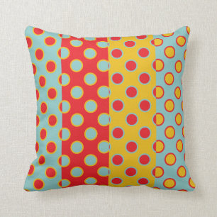 Circus in Town Throw Pillow