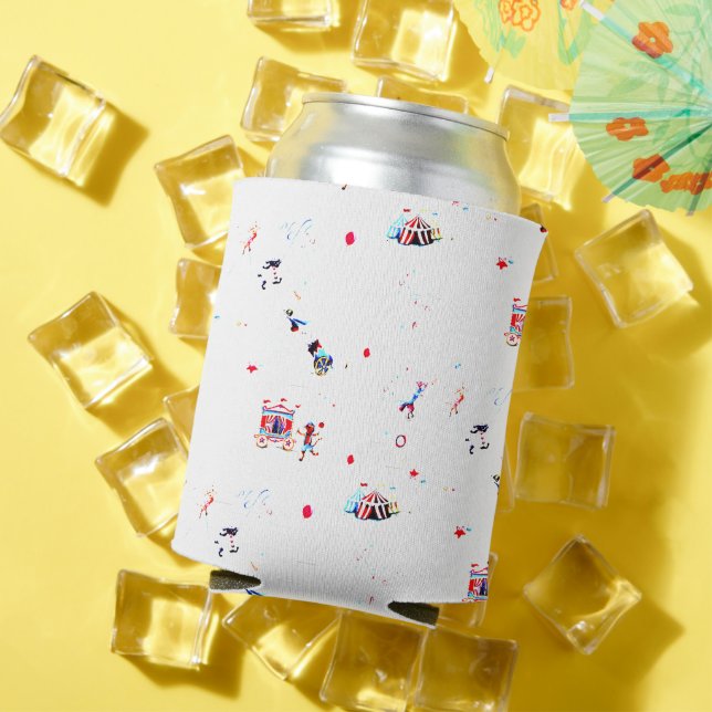 circus inspired carnival big top fair can cooler (In Situ Summer)