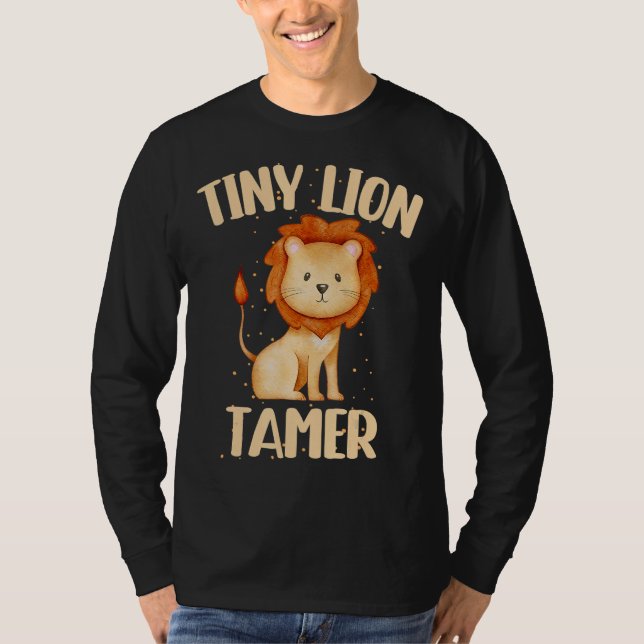 Circus Lion Tamer Shirt - Circus Shirts - Tiny Lio (Front)
