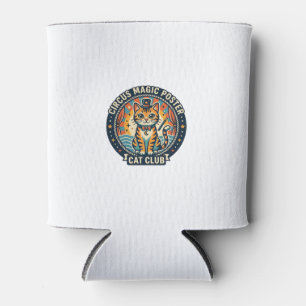 Circus Magic Poster Cat Cute Kitty Design - Circus Can Cooler