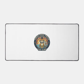 Circus Magic Poster Cat Cute Kitty Design - Circus Desk Mat