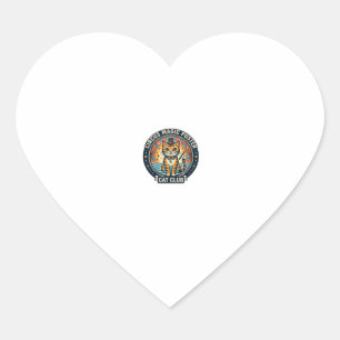 Circus Magic Poster Cat Cute Kitty Design - Circus Heart Sticker
