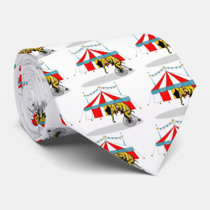 Circus Memorabilia In Memory of Circus Elephants Tie