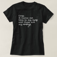 Circus Mom Life Funny Parenting Chaos T-shirt