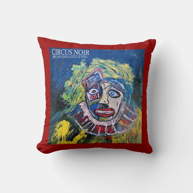CIRCUS NOIR THROW PILLOW (Front)