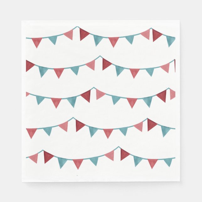Circus Party Napkins | Carnival Napkins (Front)