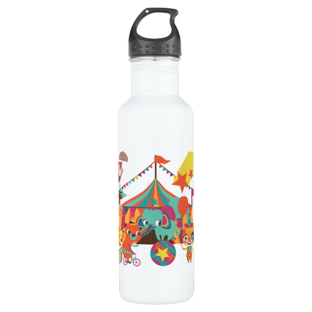 Circus Performers 710 Ml Water Bottle (Front)