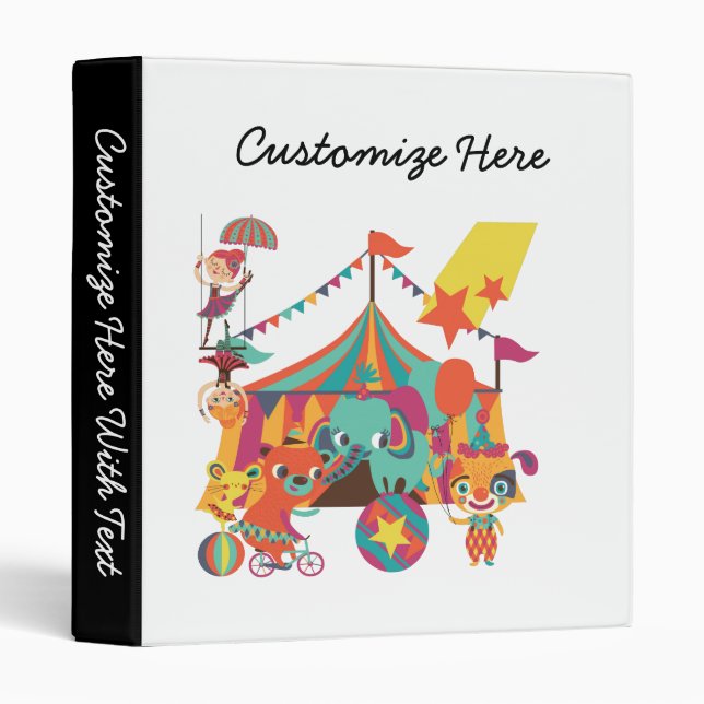 Circus Performers Binder (Front/Spine)