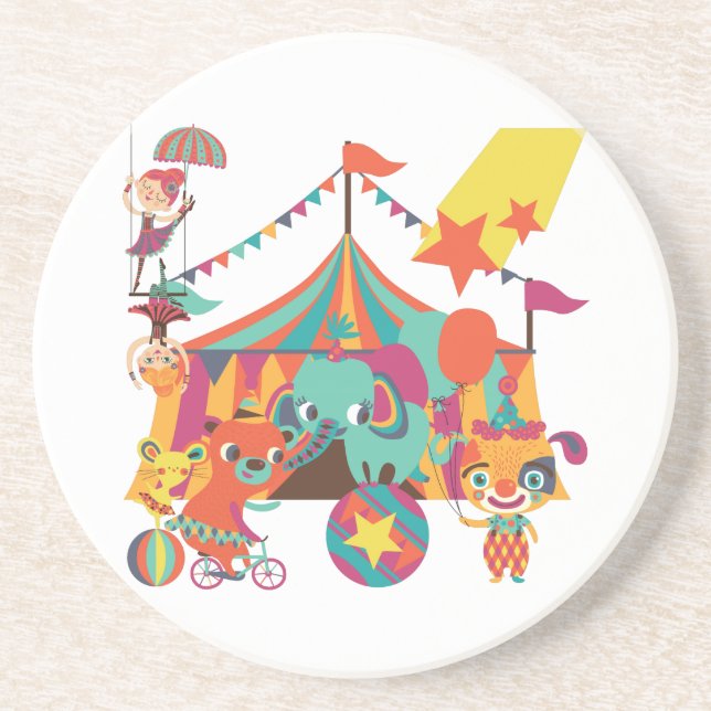 Circus Performers Coaster (Front)