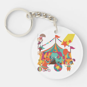 Circus Performers Keychain
