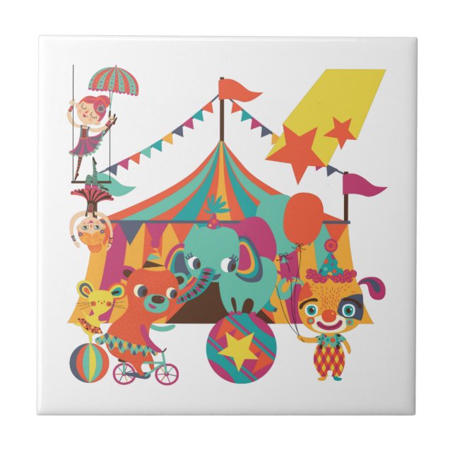 Circus Performers Tile (Front)