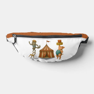 Circus pig & wolf fanny pack