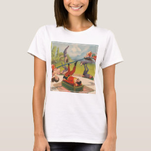 Circus Poster Showing Acrobatic Acts, Circa 1899. T-Shirt