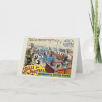 Circus Poster Showing Wild Animals In Cages