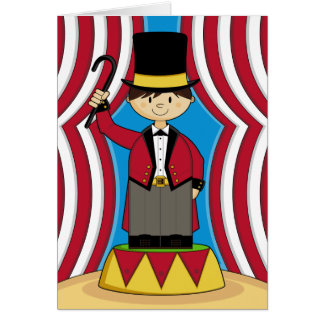 Circus Ringmaster Card