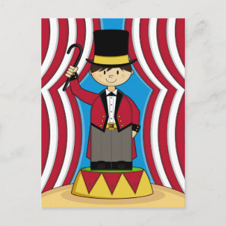 Circus Ringmaster Postcard