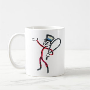Circus Ringmaster Stickman Coffee Mug