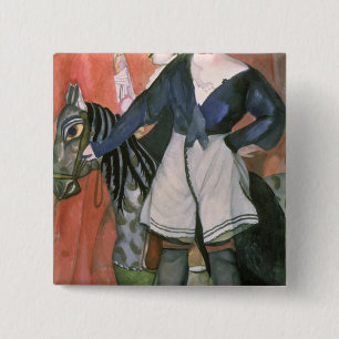 Circus Scene, 1917 2 Inch Square Button