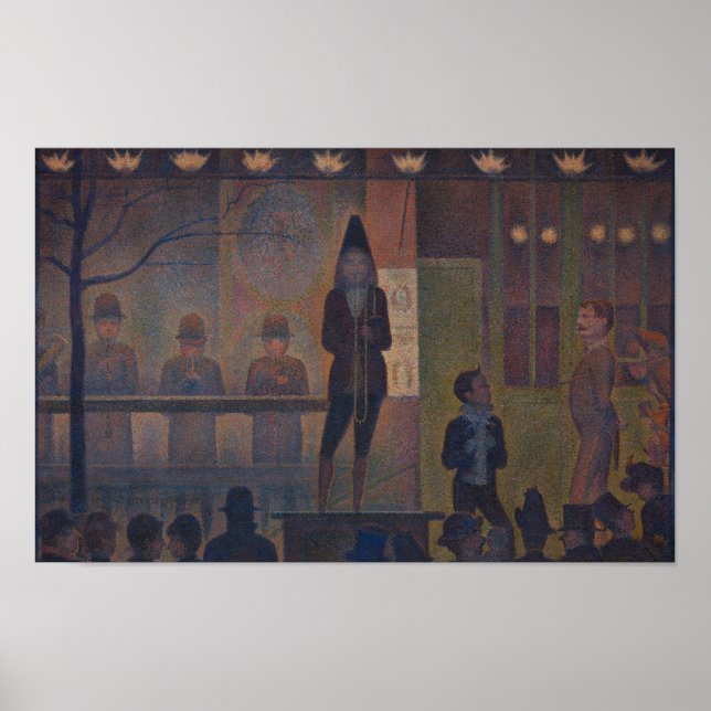 Circus Sideshow  by Georges Seurat Poster (Front)