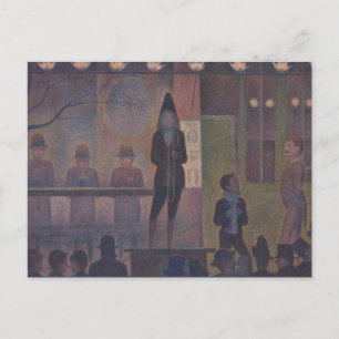 Circus Sideshow par Georges Seurat Carte postale