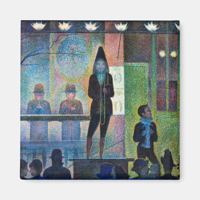 Circus Sideshow, Seurat Magnet (Front)