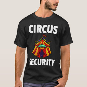 Circus Staff Security Ringmaster Clown T-Shirt