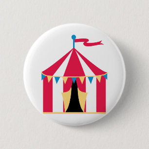 Circus Tent 2 Inch Round Button