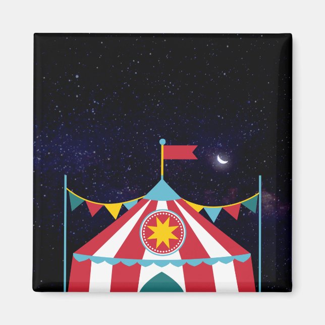 Circus Tent at Night Magnet (Front)