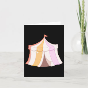 Circus Tent Sticker  Card