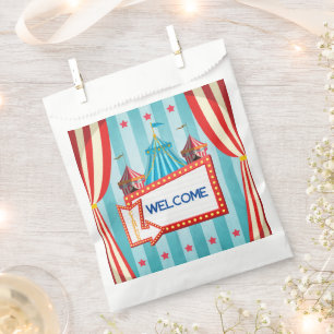 Circus Themed Welcome Favour Bag