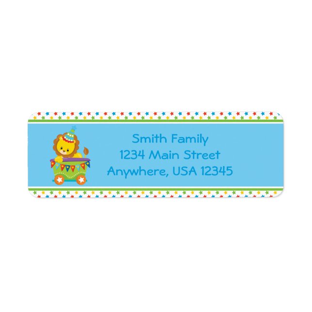 Circus Train | Lion |  Personalized (Front)