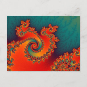 Circus Triple Twirl Postcard