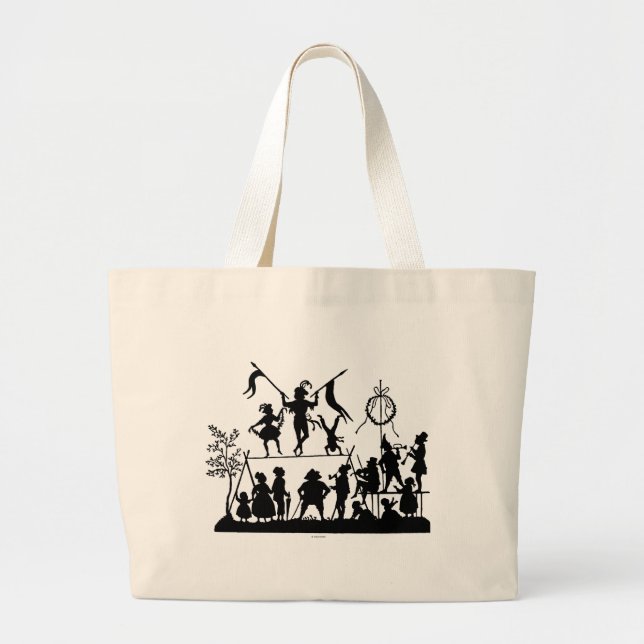 Circus Troupe Large Tote Bag (Front)